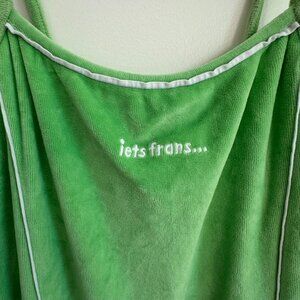 iets frans... Green Mini Dress
